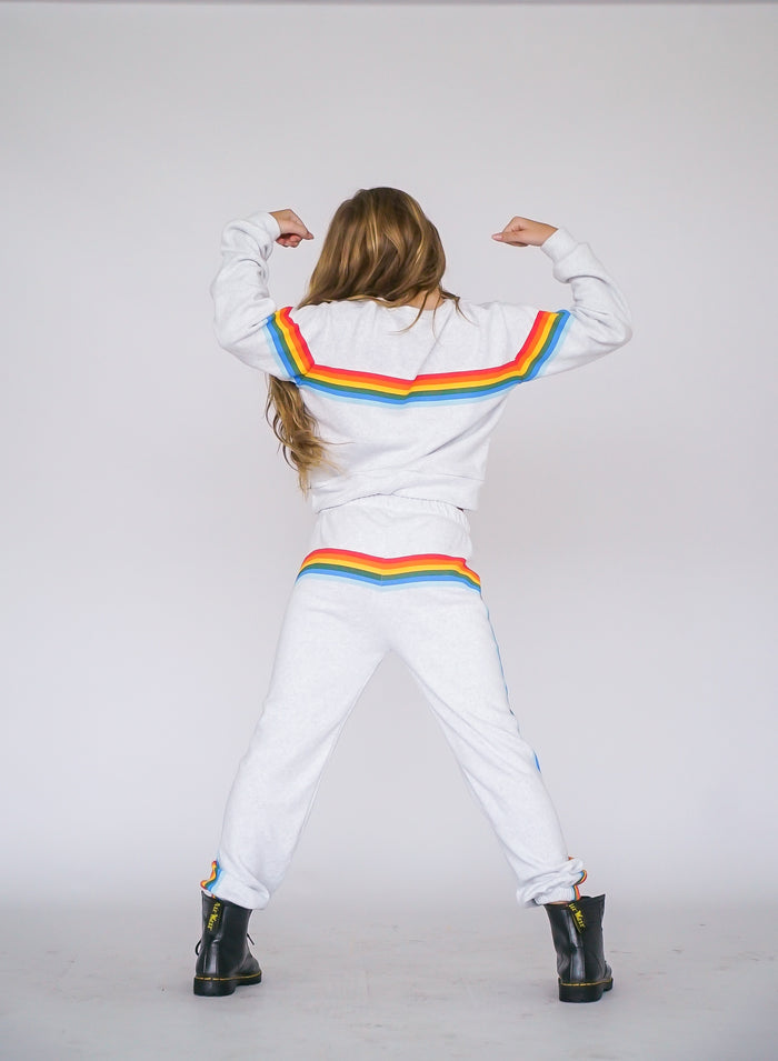 *Colorful Stripes Sweatshirt*