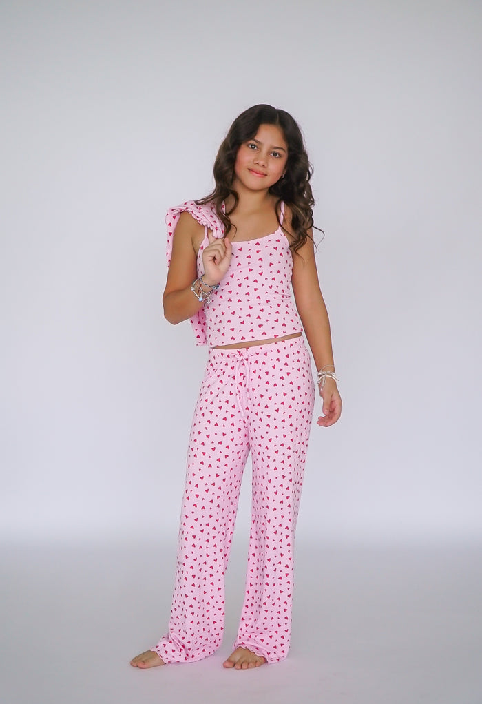 *Pink Heart Cami Top*