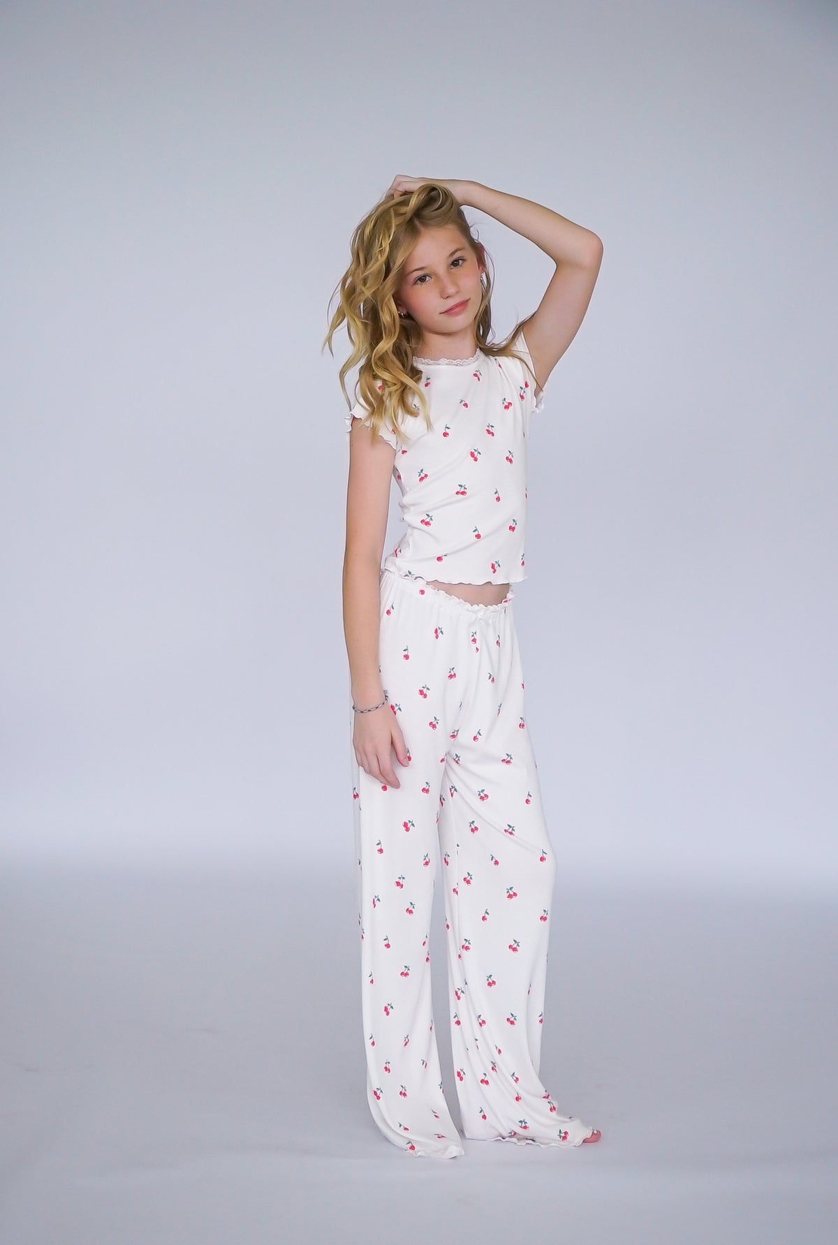 *Allover Cherry Print Tee*