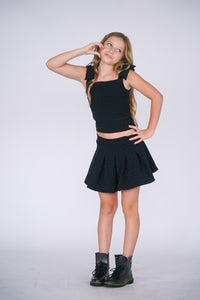 *Allover Bow Tie Corset Top*