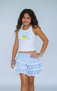 *Checkered Ruffle Skirt*