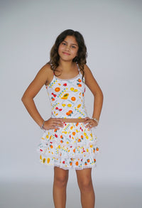 *Fruits Ruffle Skirt*