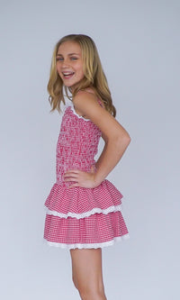*Checkered Smocked Dress*