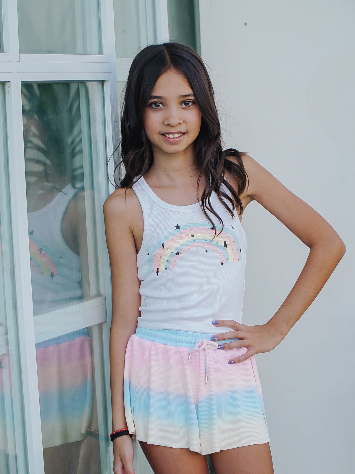 *Ombre Rainbow Top*