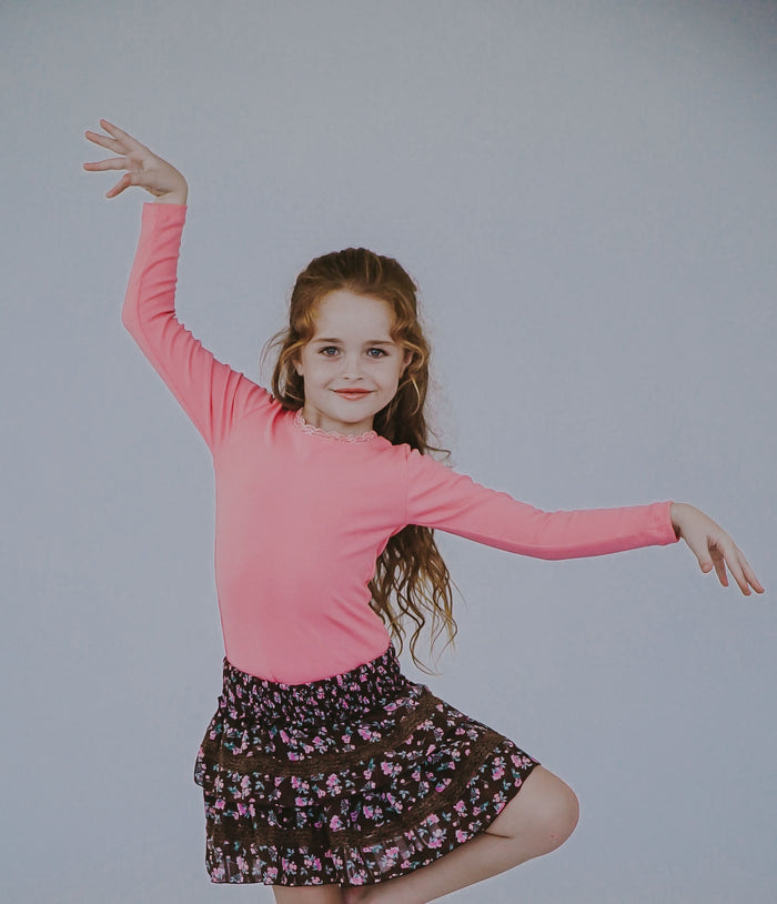*Pink Long Sleeve Tee*
