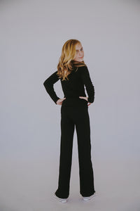 *Rollover Band Flare Pant*