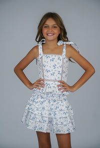 *Eyelet Ties Top*