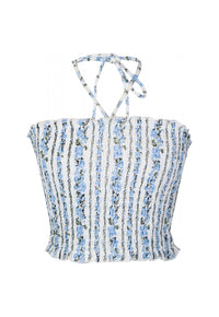 *Printed Halter Top*