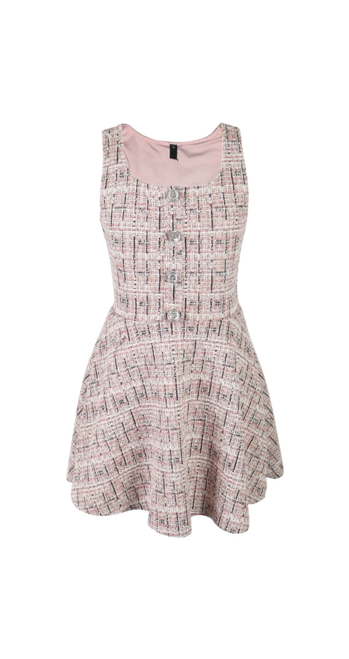 *Tweed Flare Dress*