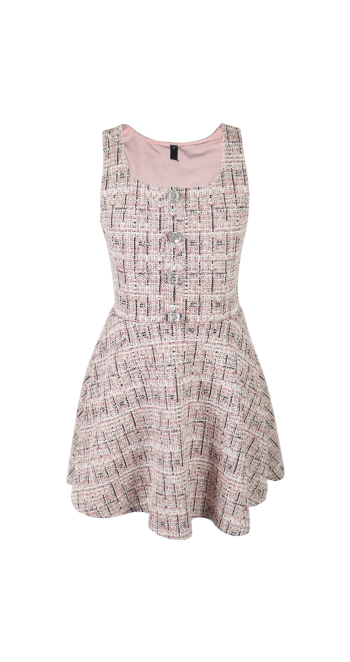 *Tweed Flare Dress*