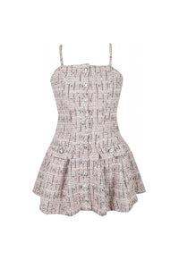 *Tweed Button Down Dress*