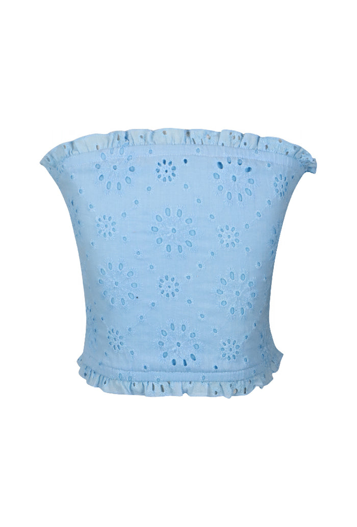 *Colorfull Eyelet Tubetop*