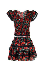 Black Red Flo 111