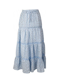 *Rose Print Maxi Skirt*