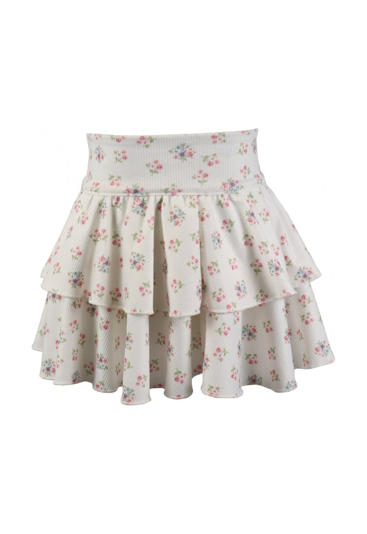 *Ditsy Floral Ruffle Skirt*