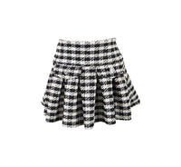 *Houndstooth Pleated Skirt*