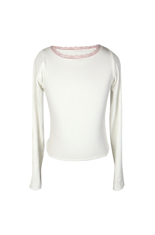 *Trim Lace Tee*