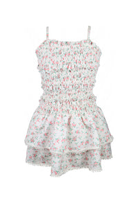 *Floral Smocked Ruffle Dress*