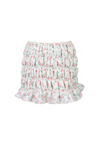 *Floral Smocked Skirt*