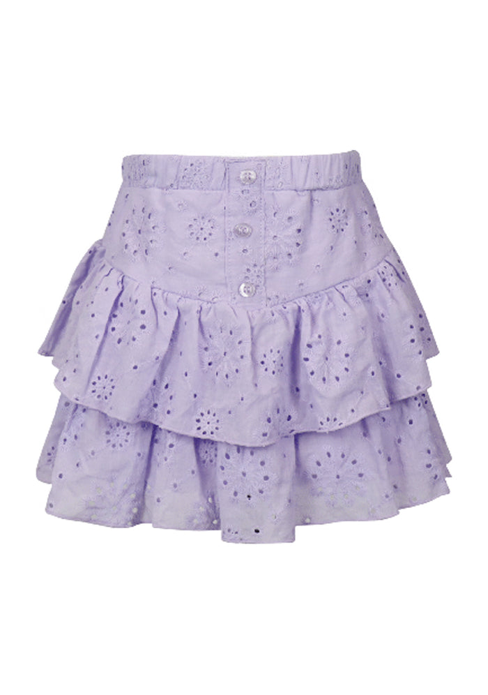 *Eyelet Ruffle Skirt*