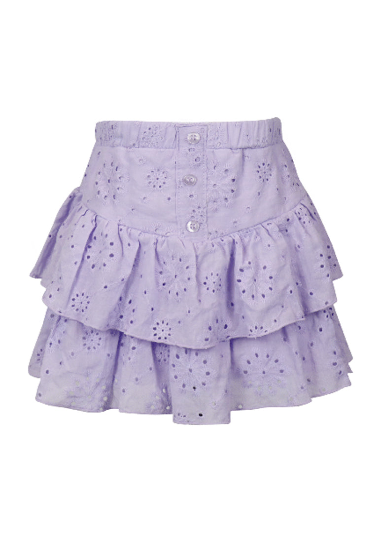 *Eyelet Ruffle Skirt*