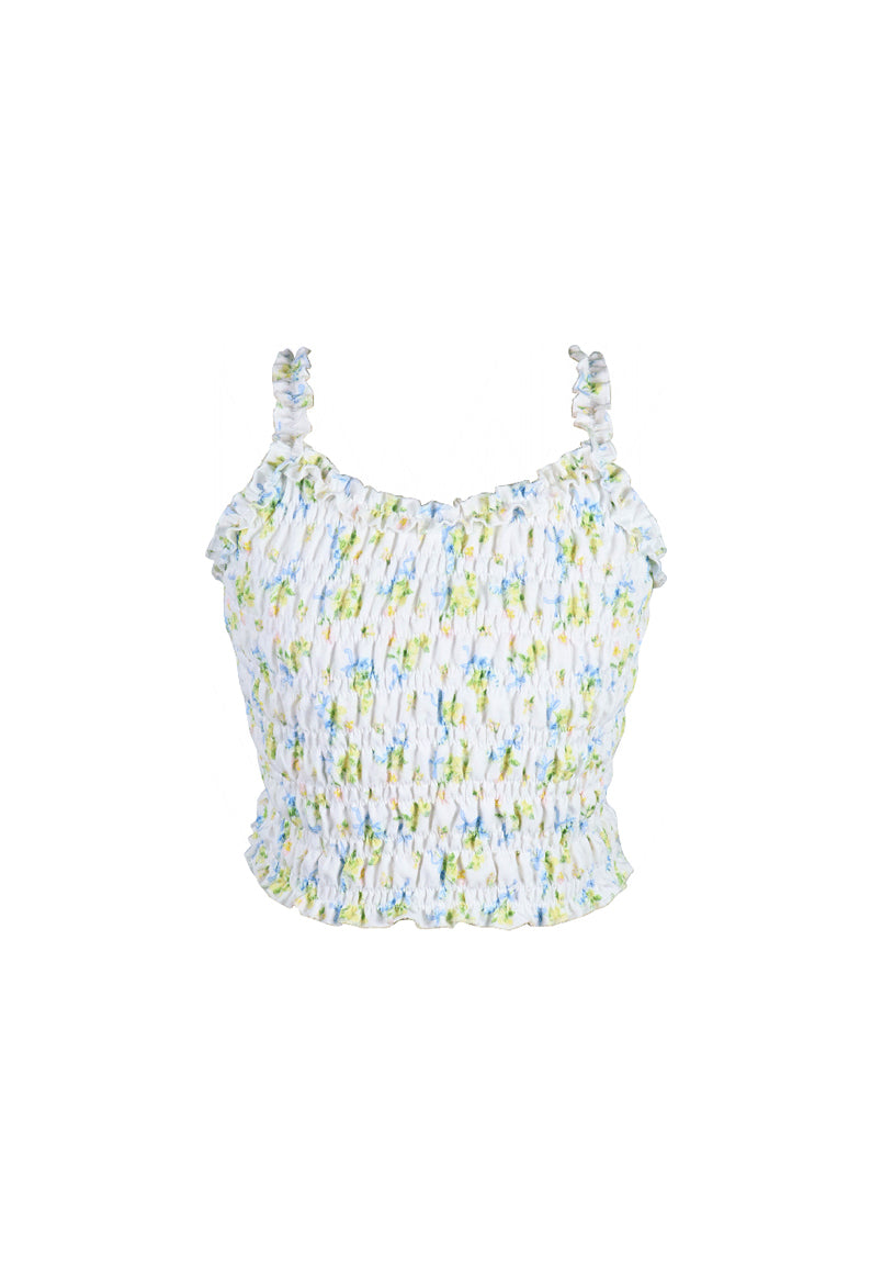 *Floral Smocked Top*