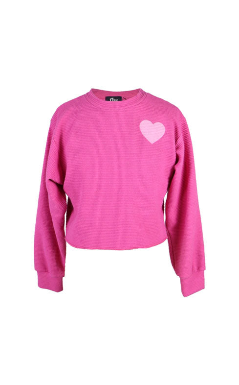 *Waffle with Heart Sweatshirt*