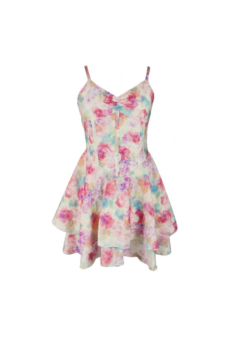 *Watercolor Corset Dress*