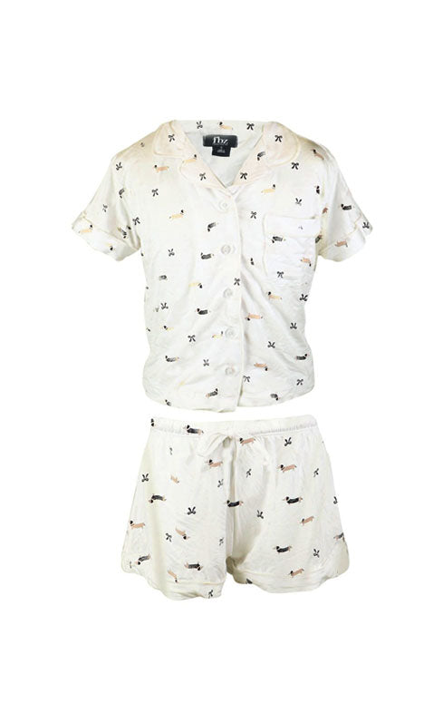 *Allover Printed Pajama Set*