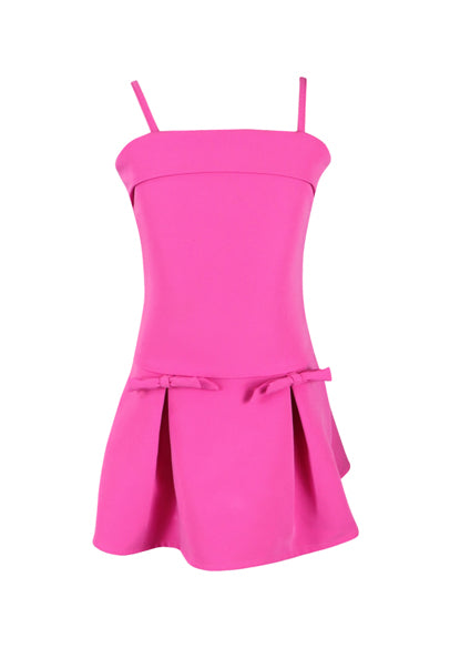 *Gabardine Pleated Dress*