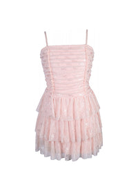 *Allover Bow Ruffle Dress*