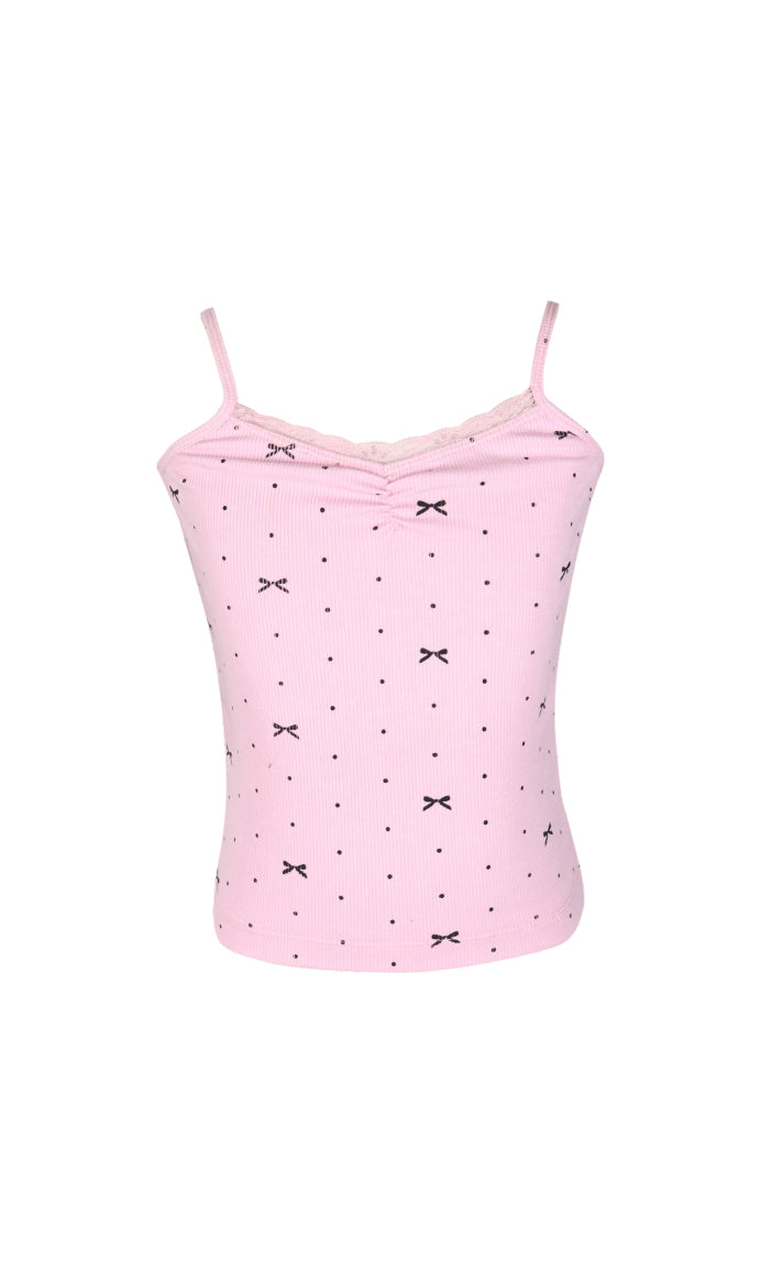 *Allover Bow Camisol Top*