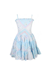 *Handkerchief Printed Dress*