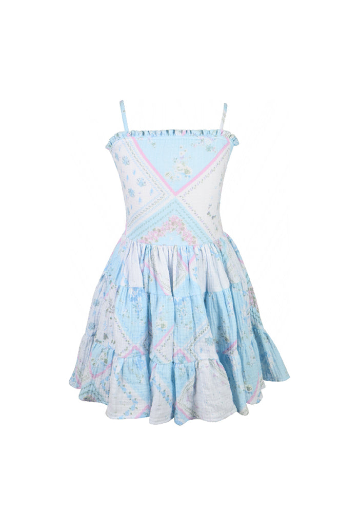 *Handkerchief Printed Dress*
