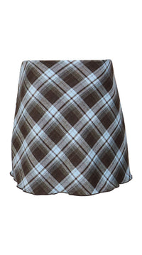 *Plaid Mini Skirt*