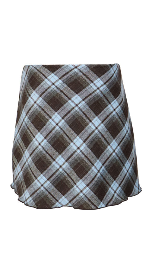 *Plaid Mini Skirt*