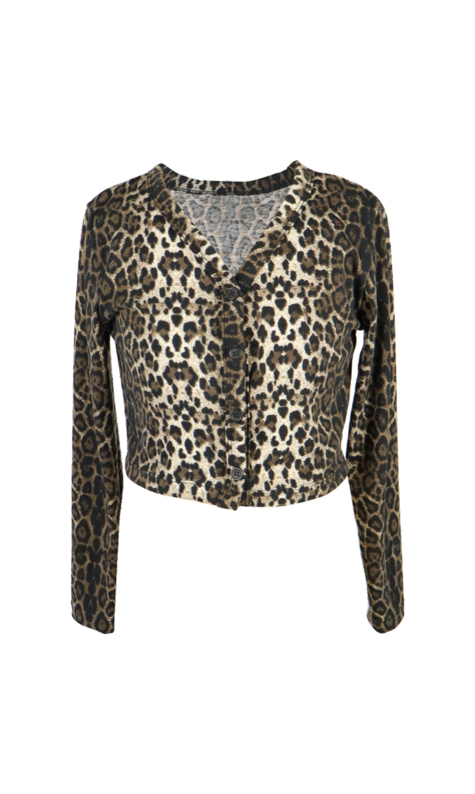 *Leopard Cardigan*