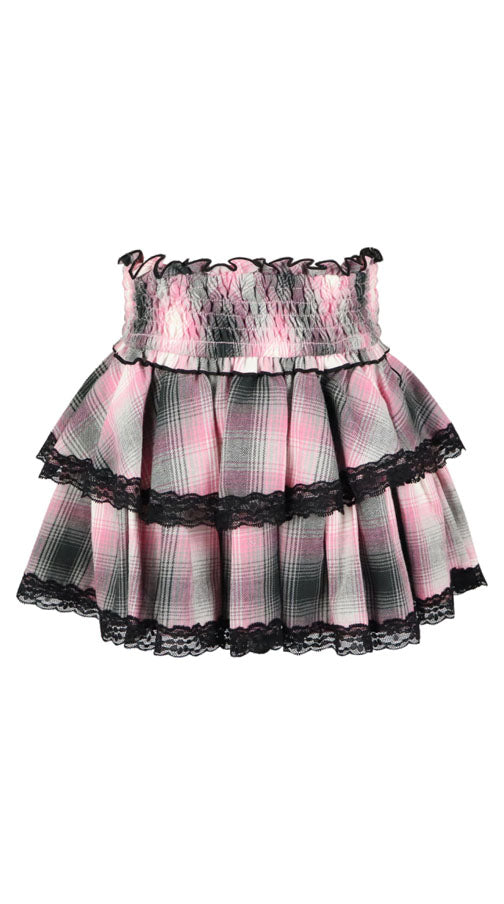 *Plaid Ruffle Skirt*