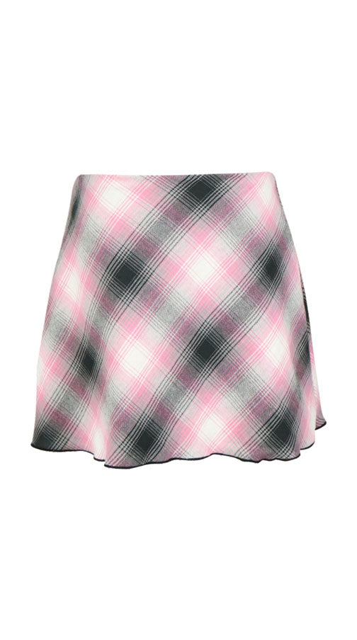 *Plaid Mini Skirt*