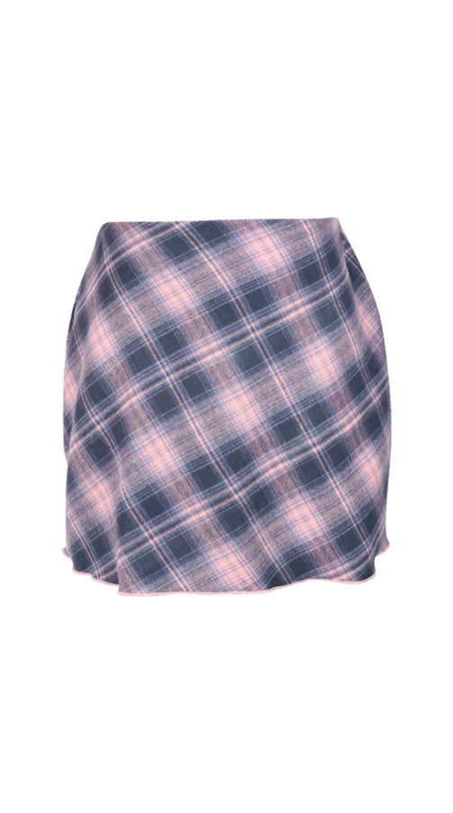 *Plaid Mini Skirt*