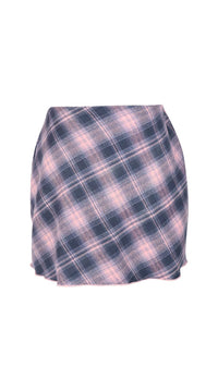 *Plaid Mini Skirt*