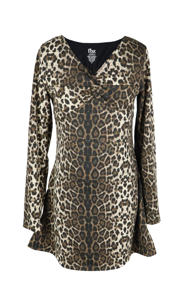 *Leopard Twisted Dress*