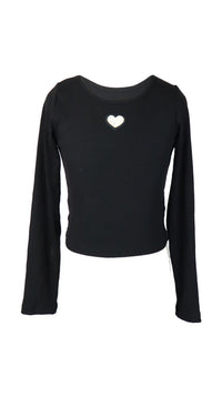 *Heart Embroidery Tee*