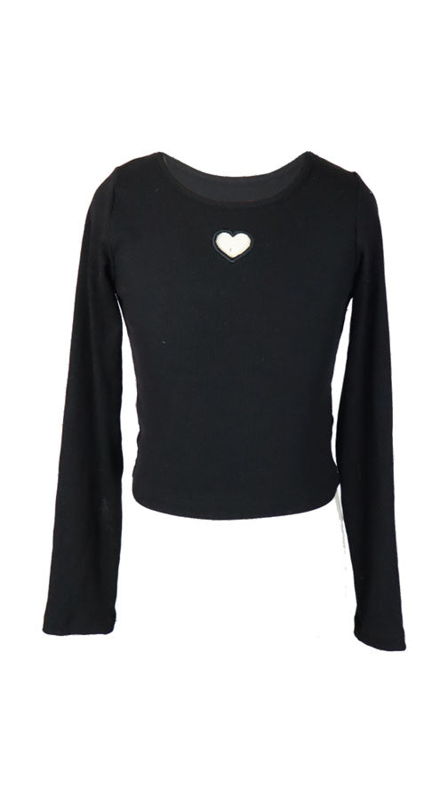 *Heart Embroidery Tee*