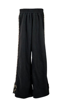 *Black Leopard Stripe Pant*