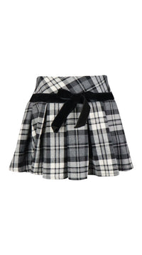 *Bow Velvet Skirt*