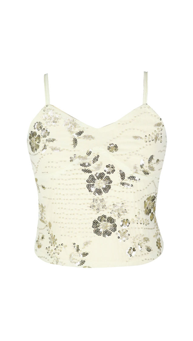 *Sequin Camisole Top*