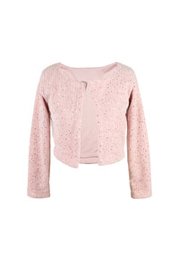 *Knit Sequined Cardigan*
