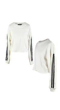 *Stripe-Detail Sweatshirt*