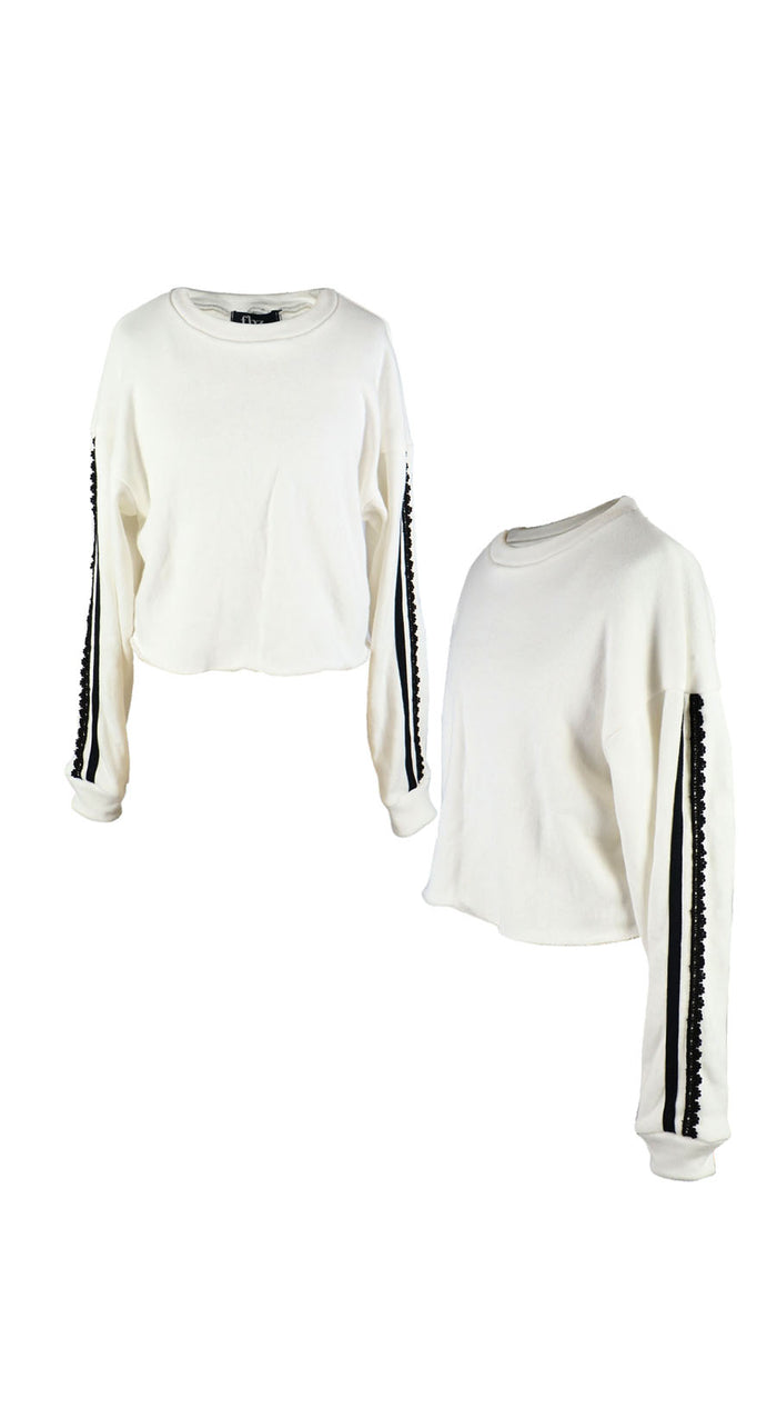 *Stripe-Detail Sweatshirt*